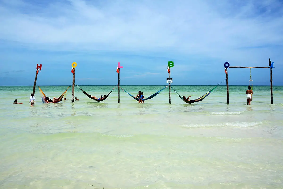 Playa Punta Larga en Isla Holbox